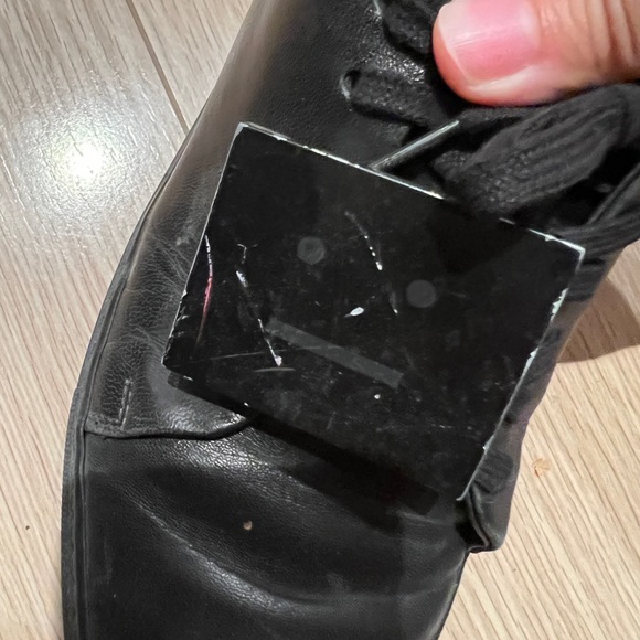 Authentic Acne studio smiley face leather black sneaker - Picture 7 of 7